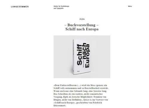 Buchrezension Schiff nach Europa