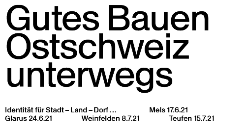 Veranstaltungsreihe Gutes Bauen Ostschweiz unterwegs
