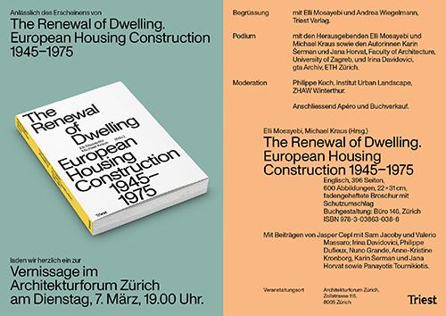 Buchvernissage The Renewal of Dwelling