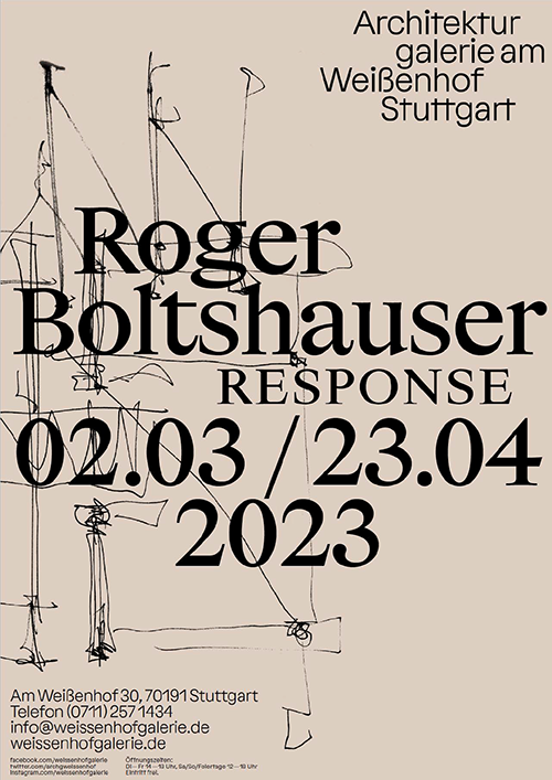 Exhibition Roger Boltshauser. Response