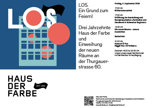 Eröffnung Haus der Farbe + Buchvernissage