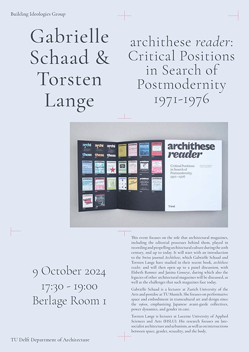 Discussion: archithese reader