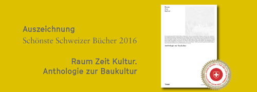 Award Most beautiful Swiss Books 2016