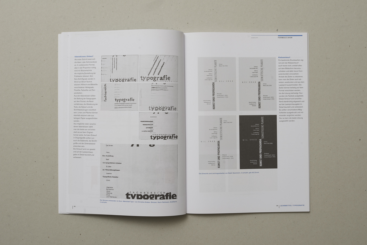 Arbeitsvorbereitung Text und DTP - 3