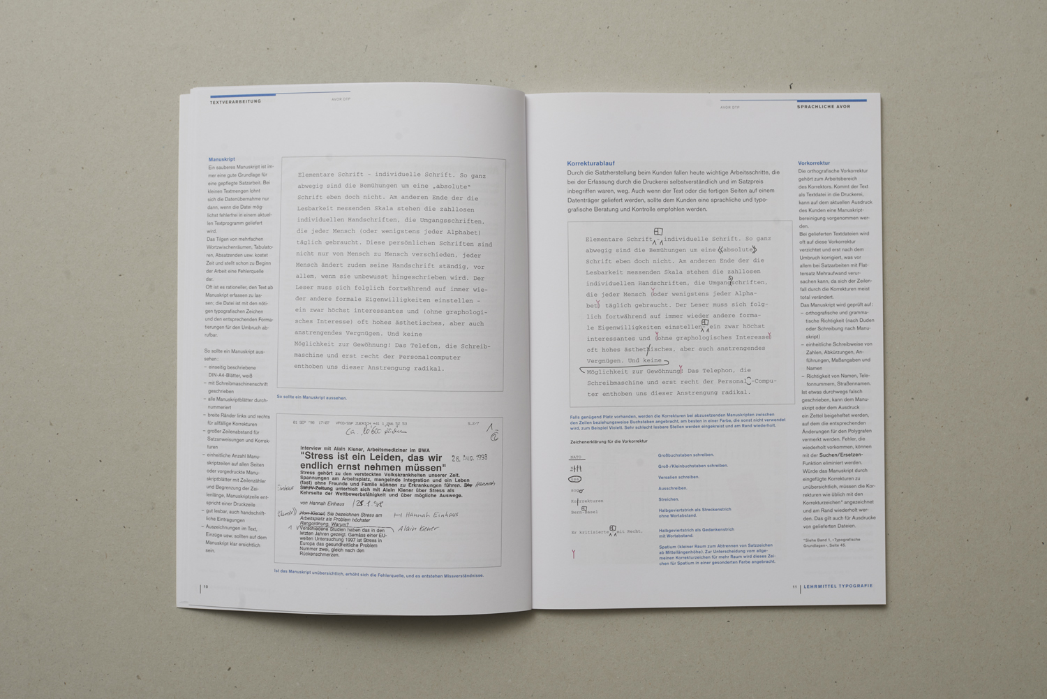 Arbeitsvorbereitung Text und DTP - 2