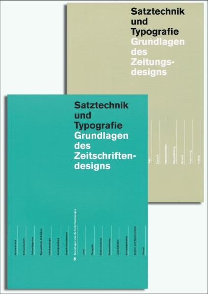 Grundlagen des Zeitungs- und Zeitschriftendesigns in 2 Bänden