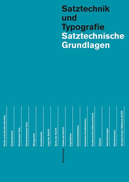 Satztechnische Grundlagen