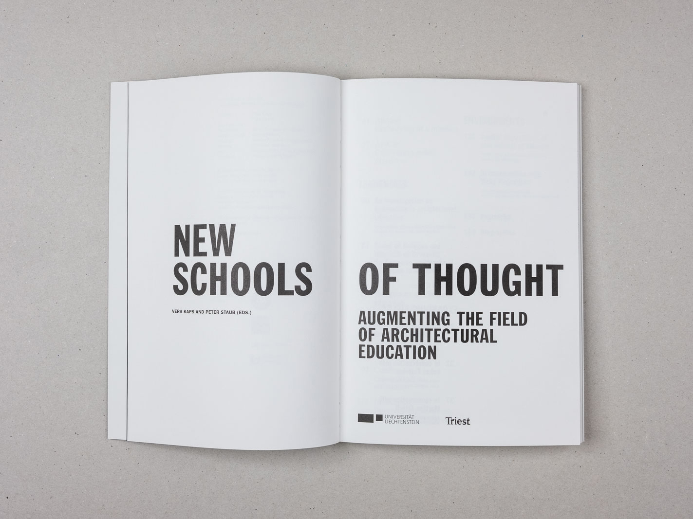 New Schools of Thought - 1