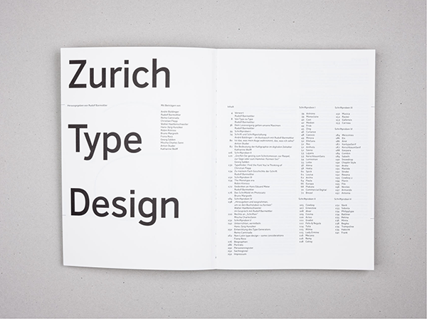 Zurich Type Design - 2
