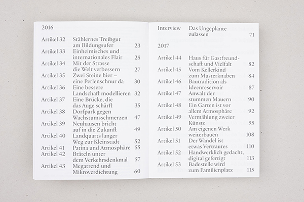 Stadt und Landschaft denken - 1
