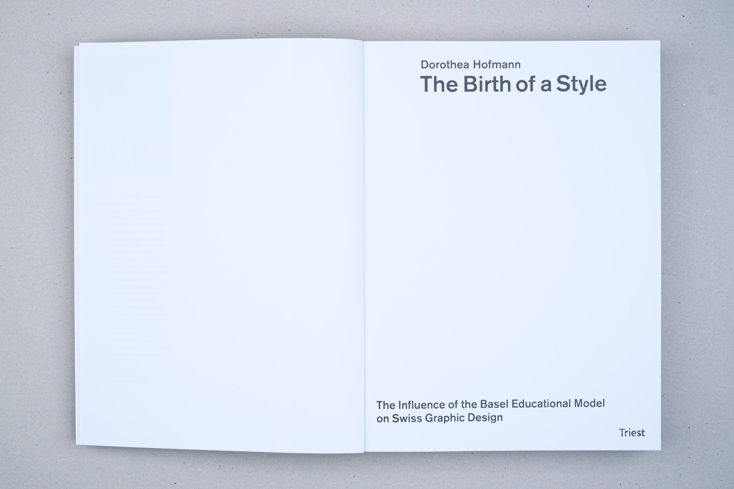 The Birth of a Style - 1