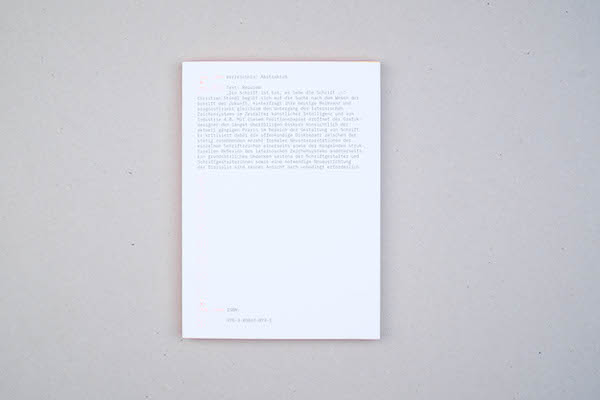 Script – Über das Wesen der Schrift - 23