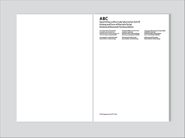 History and Form of the Latin Script / Histoire et forme de l’ecriture latine - 0
